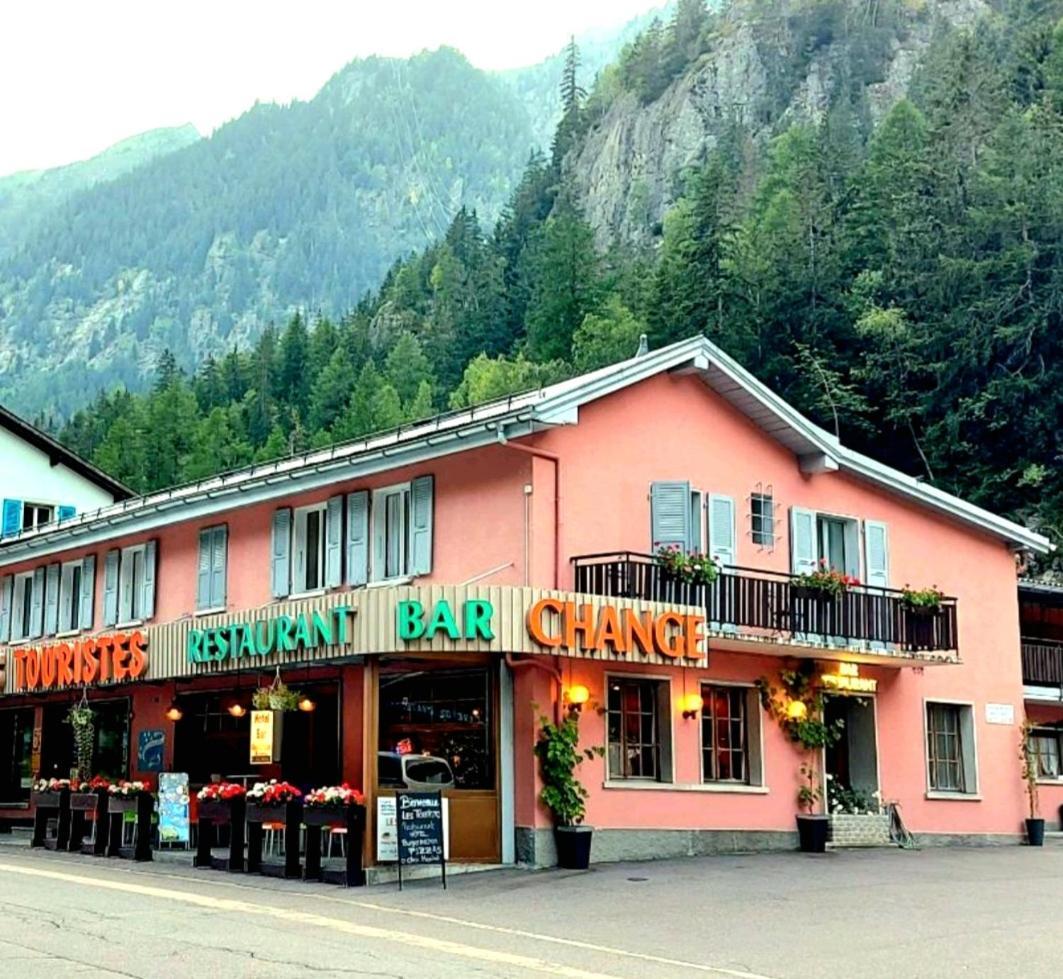 Hotel Les Touristes Chatelard Exterior foto